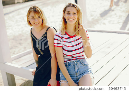 Girls in a park Girls in a park 60462743