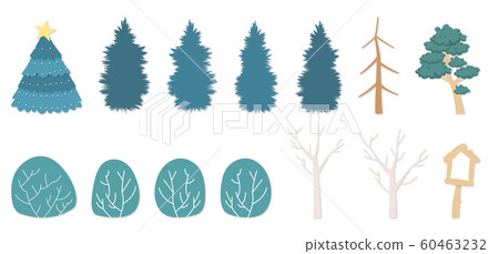 Winter landscape illustration 60463232