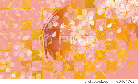 Japanese cherry background Japanese cherry background 60464762