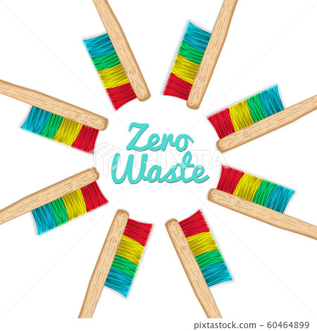 Bamboo brushes frame Bamboo brushes frame 60464899