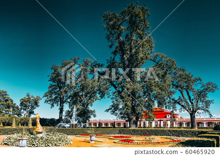 Garden of Monplaisir palace. Peterhof. Garden of Monplaisir palace. Peterhof. 60465920