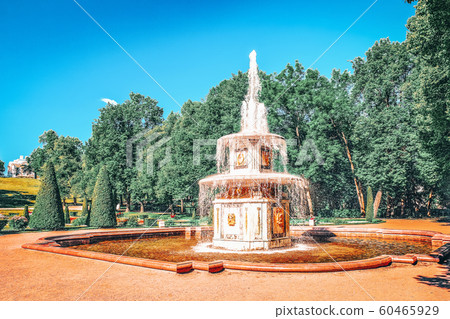 Fountain" Roman" in Pertergof, Saint-Petersburg, Fountain" Roman" in Pertergof, Saint-Petersburg, 60465929