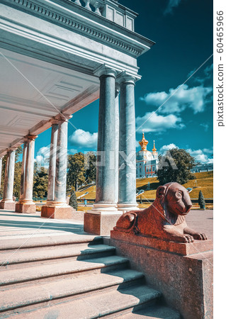 Lions in Pertergof, Saint-Petersburg, Russia Lions in Pertergof, Saint-Petersburg, Russia 60465966