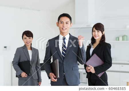 Business Woman Consultant Planner Real Estate Sales Insurance Finance Living 60468385