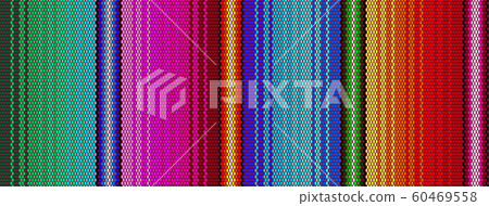 Blanket stripes seamless vector pattern. 60469558