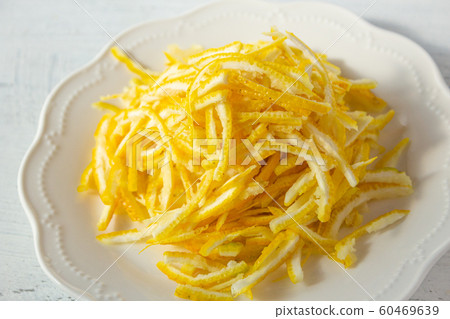 Yuzu (shiko, scientific name: Citrus junos) chopped peel (raw material of coconut jam and coconut tea) 60469639