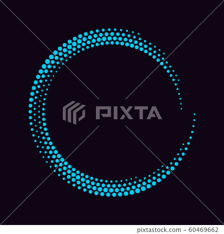 Modern abstract background. Halftone dots in Modern abstract background. Halftone dots in 60469662