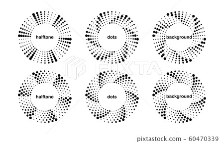 Modern abstract background. Halftone dots in 60470339