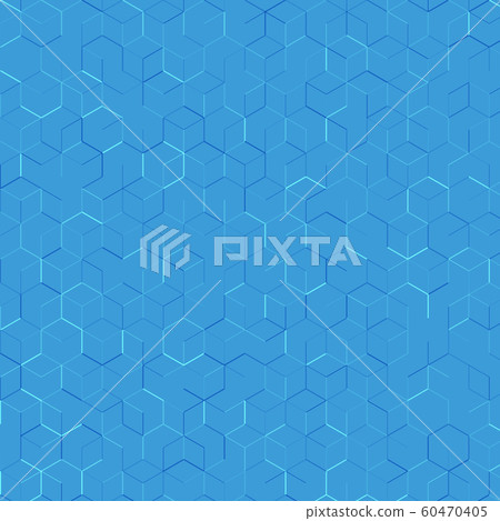 abstract background with lines. blue hexagonal 60470405