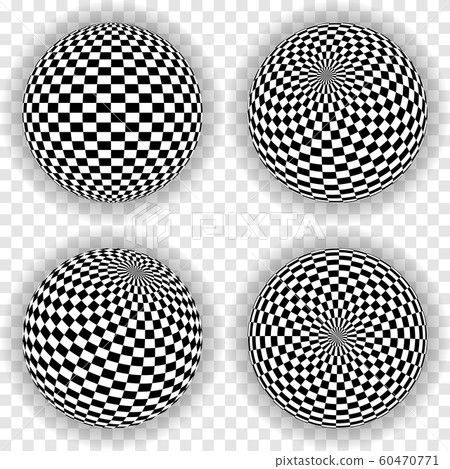 sphere with squares background. abstract vector 60470771