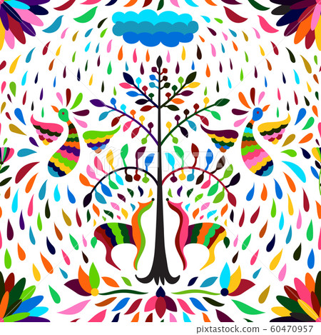 Otomi Style Seamless Pattern Otomi Style Seamless Pattern 60470957