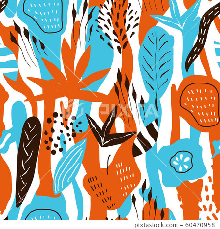 Vector seamless Abstract Floral Pattern Vector seamless Abstract Floral Pattern 60470958