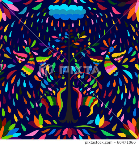 Otomi Style Seamless Pattern 60471060