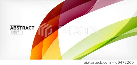 Linear wave web template. Vector illustration bright design. Decorative print. Decorative backdrop vector. Vector business illustration 60472200