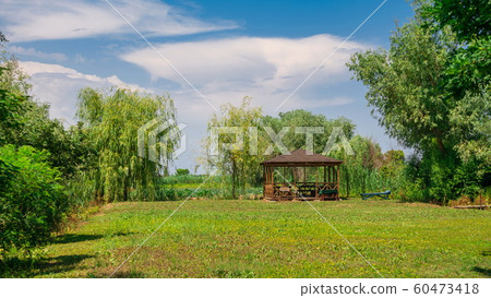 Berth in the Danube Delta in Vilkovo, Ukraine 60473418