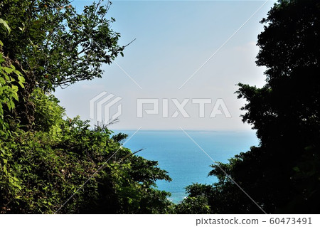 Kudakajima seen from Sejo Gyoen, Nanjo City, Okinawa Prefecture 60473491