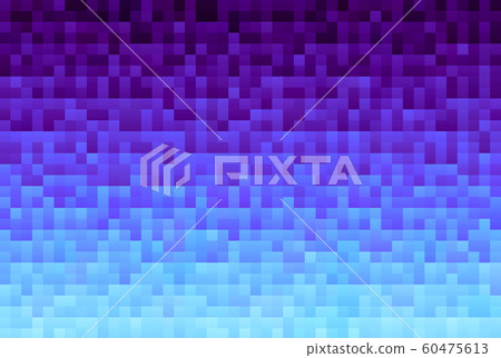 Abstract violet gradient background. Texture with pixel square blocks. Mosaic pattern. 60475613