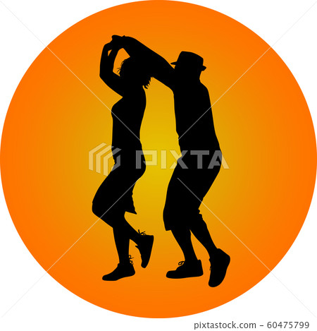man with a hat and woman dancing man with a hat and woman dancing 60475799