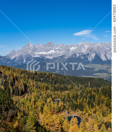 Calm autumn Alps mountain landscape. Untersee Calm autumn Alps mountain landscape. Untersee 60479065