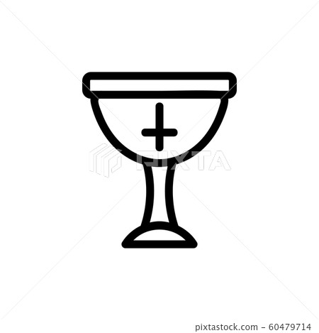 magic bowl icon vector. Isolated contour symbol illustration 60479714