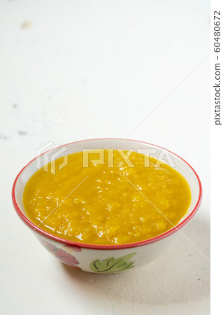 Vegetarian food in autumn season,pumpkin mash for Vegetarian food in autumn season,pumpkin mash for 60480672