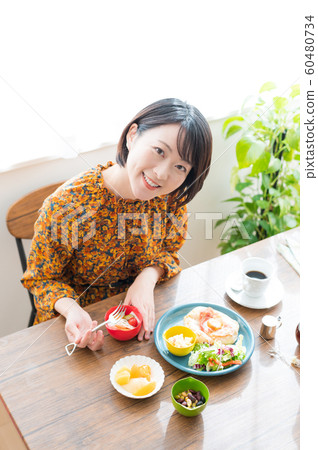 Breakfast women lifestyle Breakfast women lifestyle 60480734