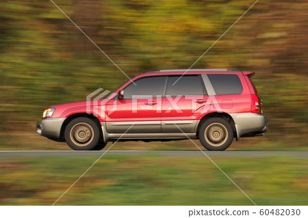 Car image Forester panning Car image Forester panning 60482030