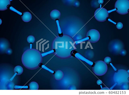 Abstract molecules design. Vector illustration. 60482153