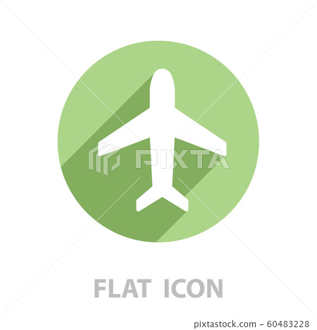 Plane icon. vector illustration-插圖素材 [60483228] - PIXTA圖庫