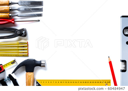 Carpenter's work tools. Carpentry. Carpenter's work tools. Carpentry. 60484947