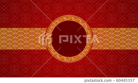 Background template with chinese patterns Background template with chinese patterns 60485357