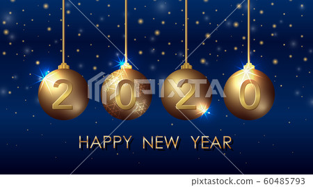 Happy new year background design for 2020 Happy new year background design for 2020 60485793