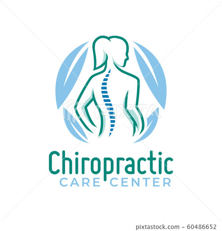 Chiropractic logo vector, spine health care 60486652