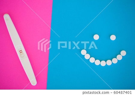 Pregnancy test. The result is positive with two strips. Treatment of infertility with pills, help in conceiving a child. Tablets from pregnancy do not work, contraception Pregnancy test. The result is positive with two strips. Treatment of infertility with pills, help in conceiving a child. Tablets from pregnancy do not work, contraception 60487401