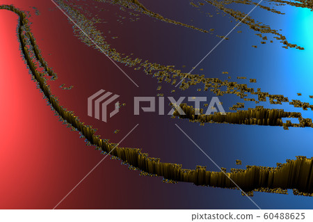 Colored background with abstract relief closeup. 60488625