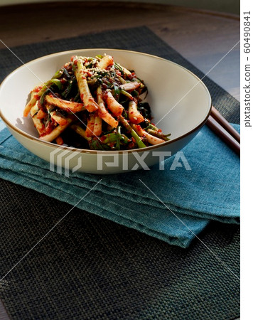 Korean traditional food Pa Kimchi 60490841