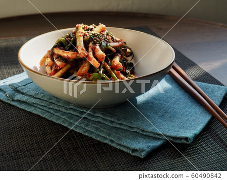 Korean traditional food Pa Kimchi 60490842