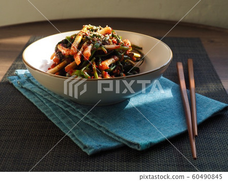 Korean traditional food Pa Kimchi 60490845