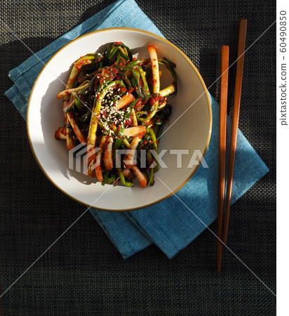 Korean traditional food Pa Kimchi 60490850
