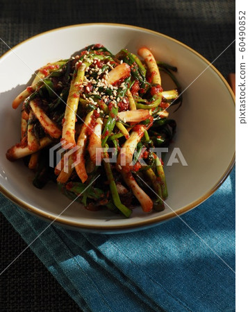 Korean traditional food Pa Kimchi 60490852