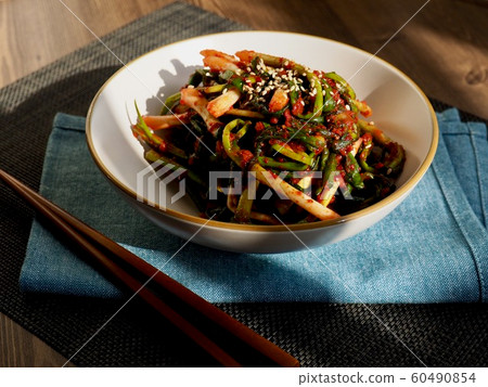 Korean traditional food Pa Kimchi 60490854