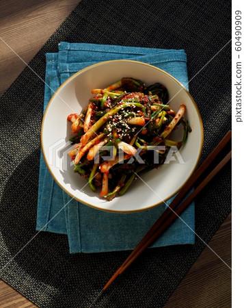 Korean traditional food Pa Kimchi 60490909