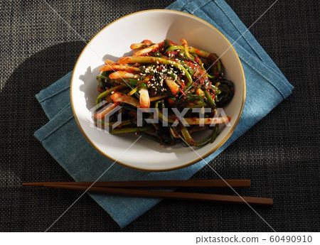 Korean traditional food Pa Kimchi 60490910