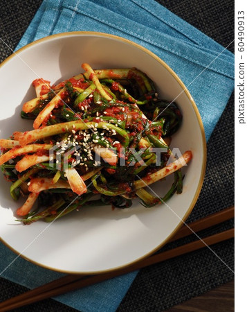 Korean traditional food Pa Kimchi 60490913