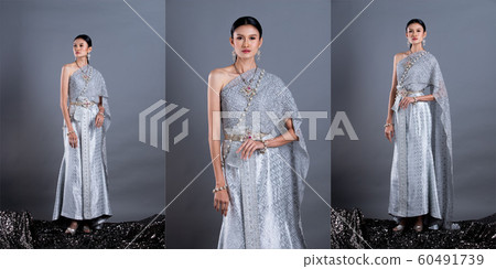 Thai Traditional Costume or South East Asia gold Thai Traditional Costume or South East Asia gold 60491739