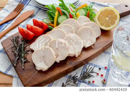 Assorted chicken ham and vegetable salad Assorted chicken ham and vegetable salad 60492420