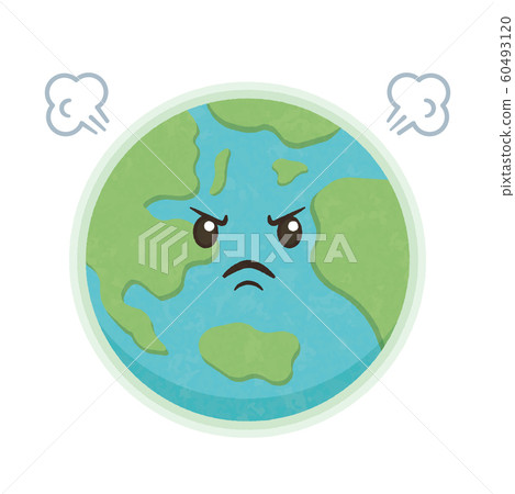earth, anger, angry - Stock Illustration [60493120] - PIXTA