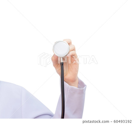 Medical doctor stethoscope isolated on white Medical doctor stethoscope isolated on white 60493192