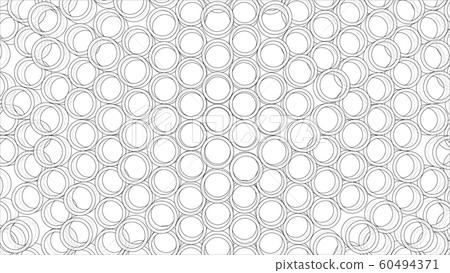 Abstract background of tubes outline. Vector 60494371