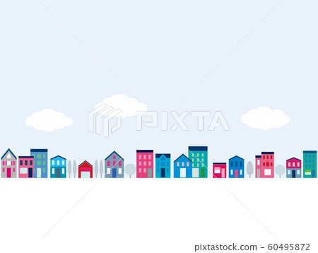 Townscape winter 60495872